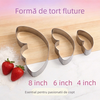 Formă rotundă pentru tort din oțel inoxidabil