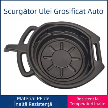 Vas din plastic pentru colectarea uleiului, pentru unelte, tavă de curățare a pieselor, 10L/15L pentru reparații auto