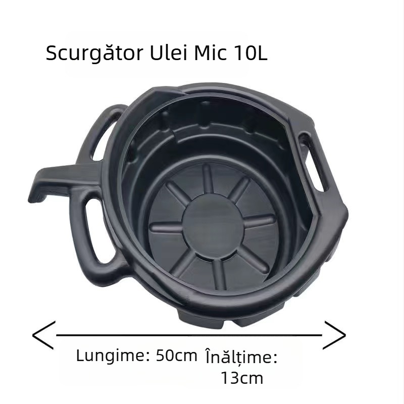 Vas din plastic pentru colectarea uleiului, pentru unelte, tavă de curățare a pieselor, 10L/15L pentru reparații auto