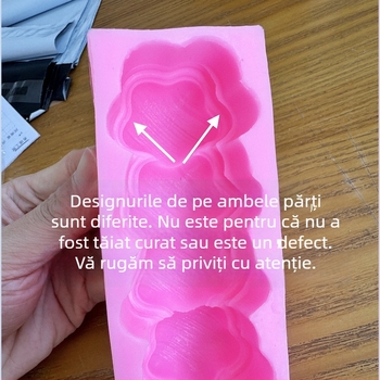 Formă din silicon Cream Star pentru mousse de ciocolată și budincă – Calitate alimentară, pentru coacere acasă