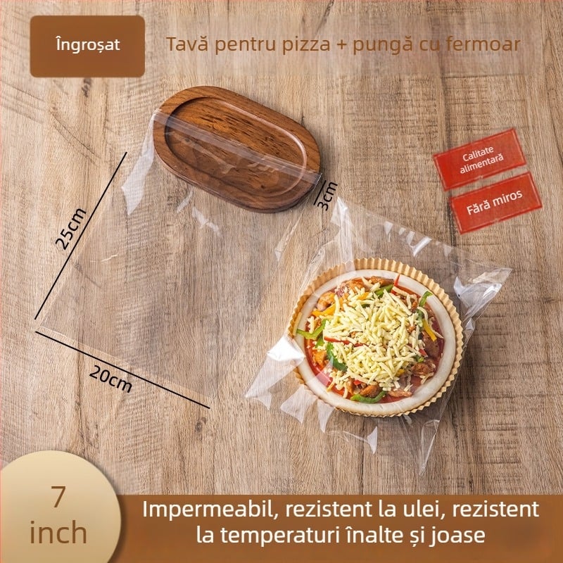 Hârtie de copt absorbantă pentru air fryer și cuptor, tavă de pizza din hârtie, pergament anti-ulei pentru coacere acasă