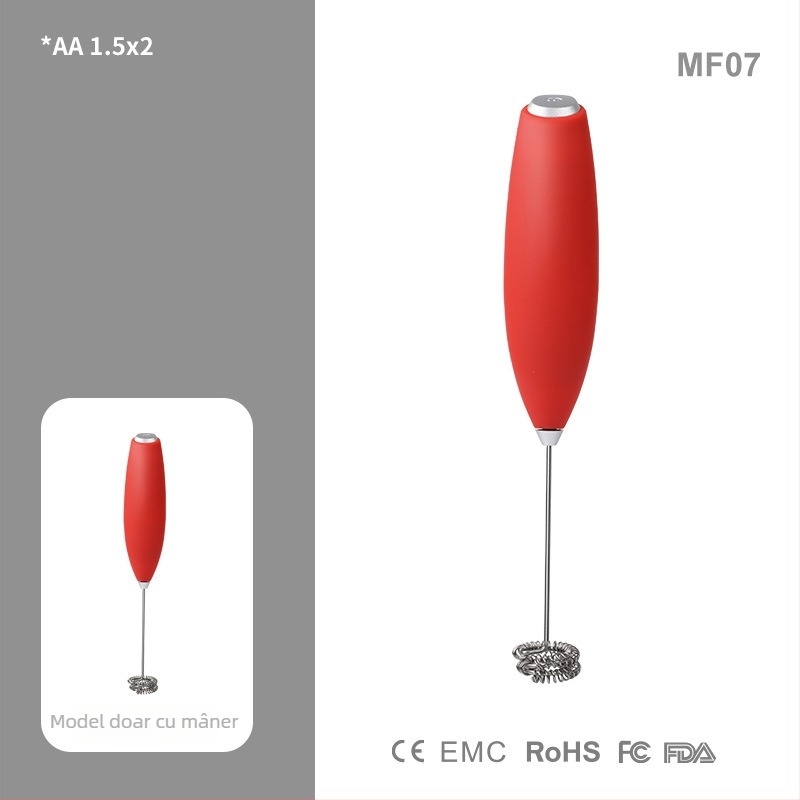 Mixer electric de mână pentru cafea și lapte, spumator de lapte, tel mic pentru ouă și frișcă