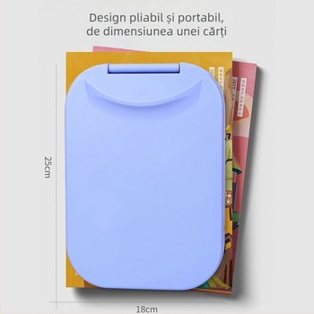 Pernă de odihnă în poziție pe burtă, portabilă și pliabilă, pentru elevi din învățământul primar, clasă și birou, design modern și simplu