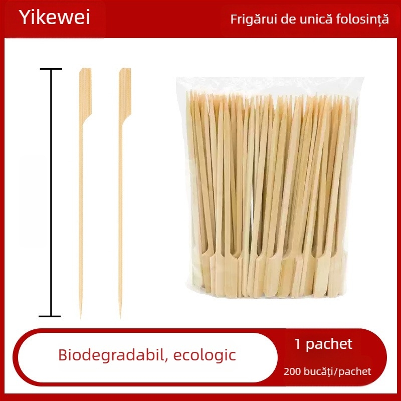 Bețișoare de bambus 12 cm pentru odèn, pentru oale fierbinți și grătar; bețișoare pentru fructe și fructe caramelizate