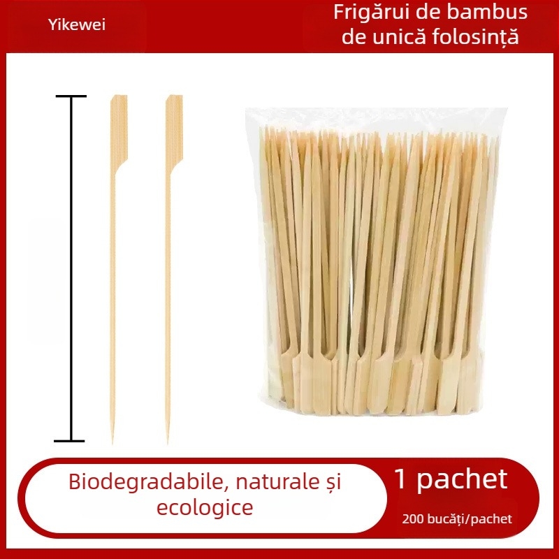 Bețișoare de bambus 12 cm pentru odèn, pentru oale fierbinți și grătar; bețișoare pentru fructe și fructe caramelizate