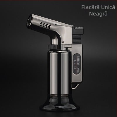 Torţă cu gaz butan, cu flacărare tripla, rezistentă la vânt, pentru bucătărie, casă și grădină; potrivită pentru moxibustie, ardere de lumânări și sudură