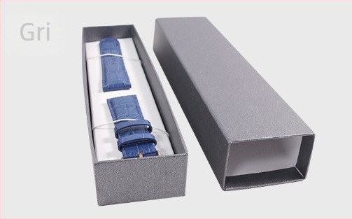 Cutie pentru curele de ceas, cu sertar, unisex, în mai multe culori, cu siglă