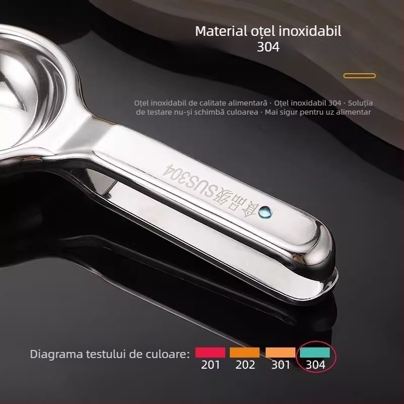 Storcător de lămâie manual din oțel inoxidabil 304 — presă multifuncțională pentru fructe și clips pentru lămâi