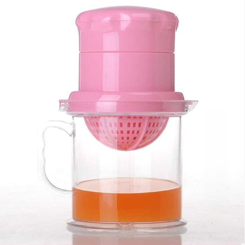 Storcător manual multifuncțional pentru uz casnic, storcător de fructe compact și extractor de suc, presă de portocale