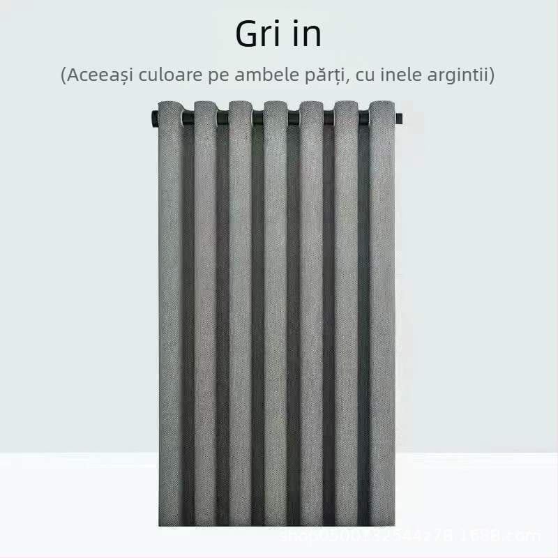 Set perdele de duș, montaj fără găuri, separator pentru baie, material impermeabil, antimucegai, perdea îngroșată