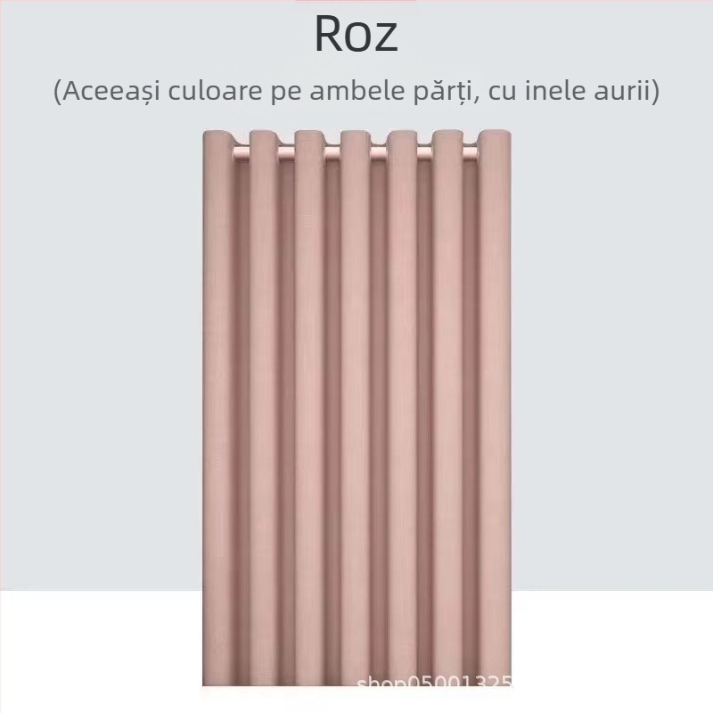 Set perdele de duș, montaj fără găuri, separator pentru baie, material impermeabil, antimucegai, perdea îngroșată