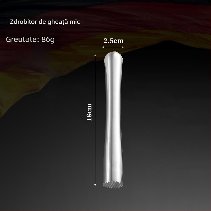 Zdrobitor din oțel inoxidabil pentru fructe, ciocan de lămâie, presă manuală pentru suc, instrument pentru ceai cu lapte