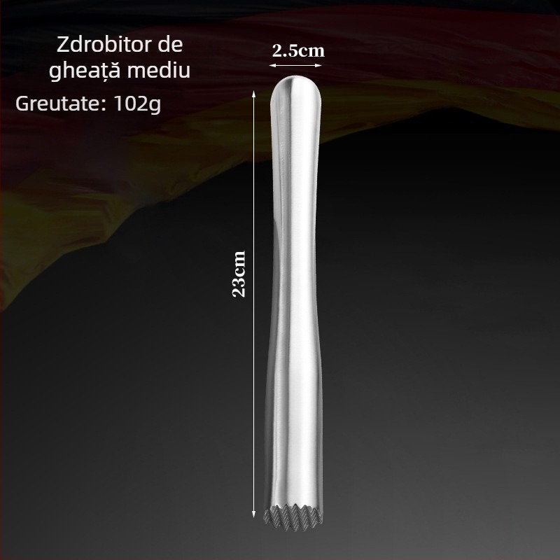 Zdrobitor din oțel inoxidabil pentru fructe, ciocan de lămâie, presă manuală pentru suc, instrument pentru ceai cu lapte