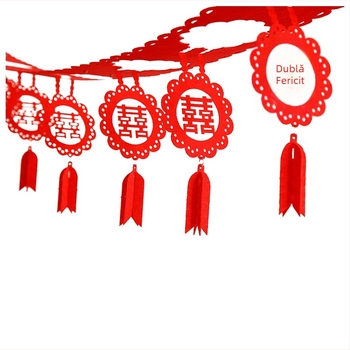 Set de decor pentru nuntă pentru casă: decorațiuni creative pentru cameră, materiale nețesute, panglici, ghirlande și felinare