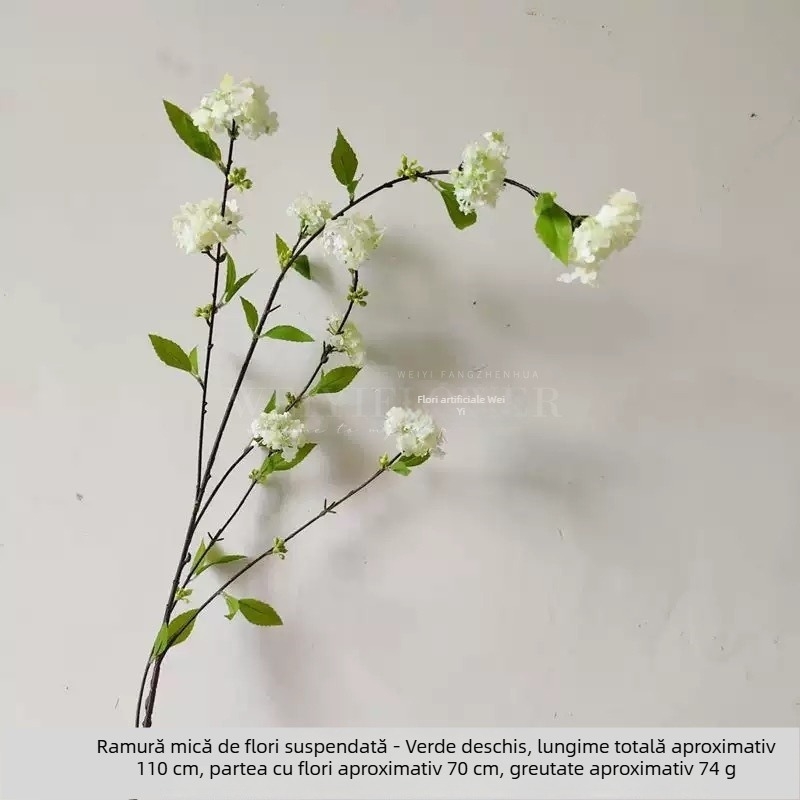 Flori artificiale de mătase pentru fundal de nuntă – decor floral pentru perete, holul hotelului
