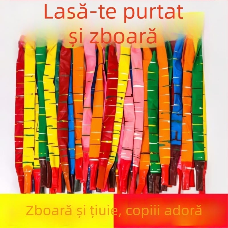 Set de 40 baloane rachetă pentru copii, care zboară și scot sunete