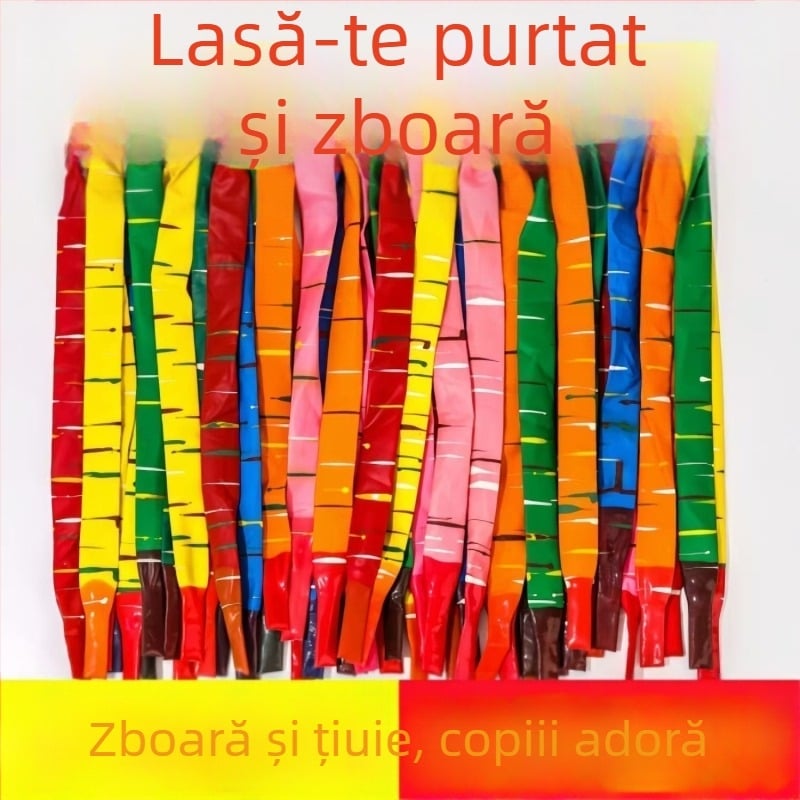 Set de 40 baloane rachetă pentru copii, care zboară și scot sunete