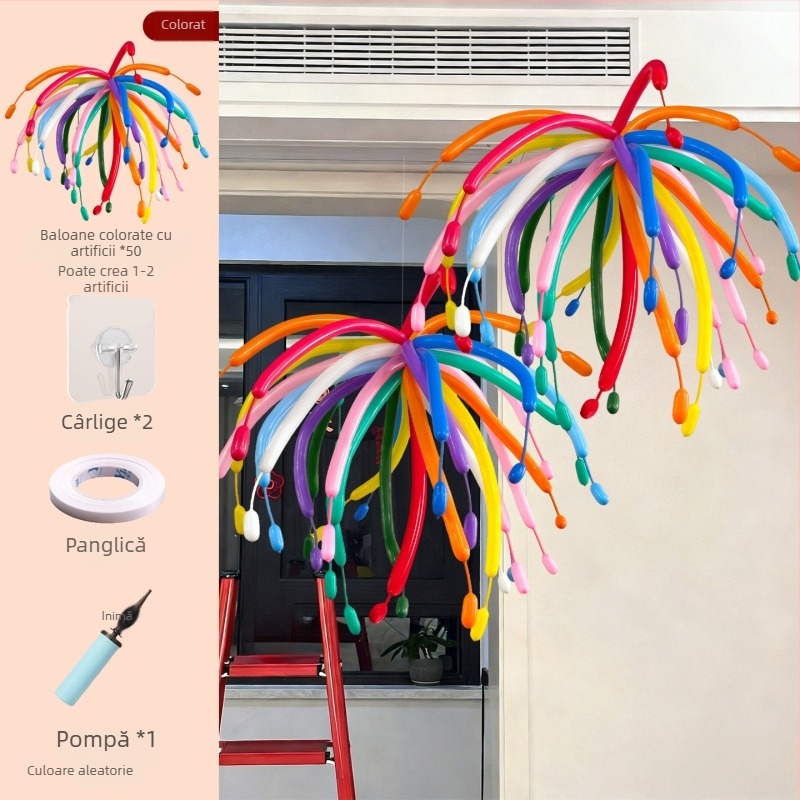 Set decor pentru housewarming: baloane, accesorii din folie și recuzită pentru fotografie pentru ceremonia de mutare în noua locuință