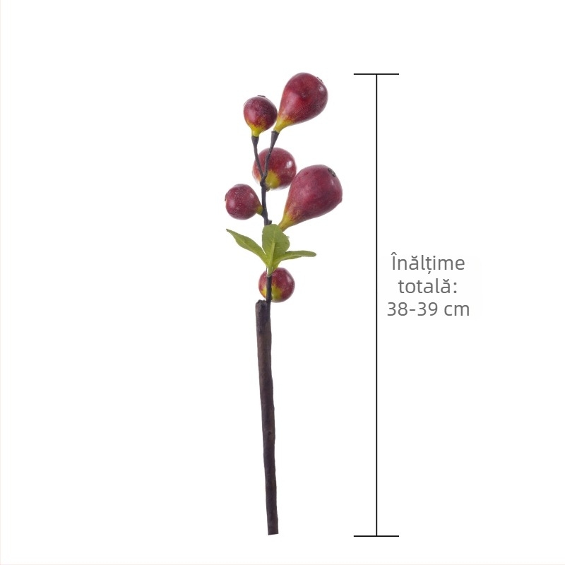 Flori artificiale de smochin pentru vară, plante verzi artificiale pentru decor de nunți și spații
