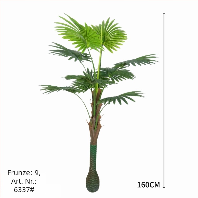 Plantă de palmier verde biomimetică – ornament interior de înaltă clasă, podea, pentru living
