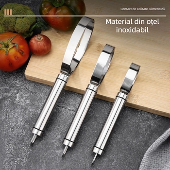 Separator de pulpă din oțel inoxidabil 304, instrument pentru îndepărtarea pulpei și a semințelor la pepeni