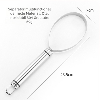 Separator de pulpă din oțel inoxidabil 304, instrument pentru îndepărtarea pulpei și a semințelor la pepeni