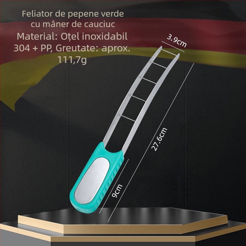 Tăietor de pepene din oțel inoxidabil 304 și separator multifuncțional de pulpă de fructe