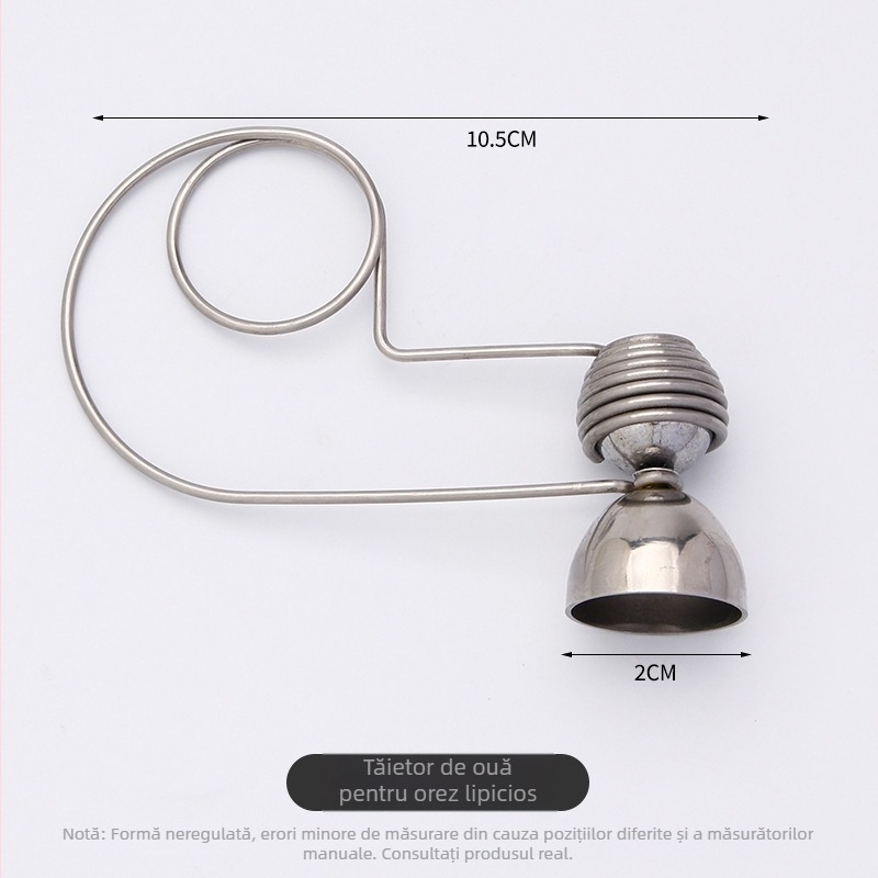 Instrument din oțel inoxidabil 304 pentru deschiderea ouălor și perforarea cojii pentru ouă de găină și rață