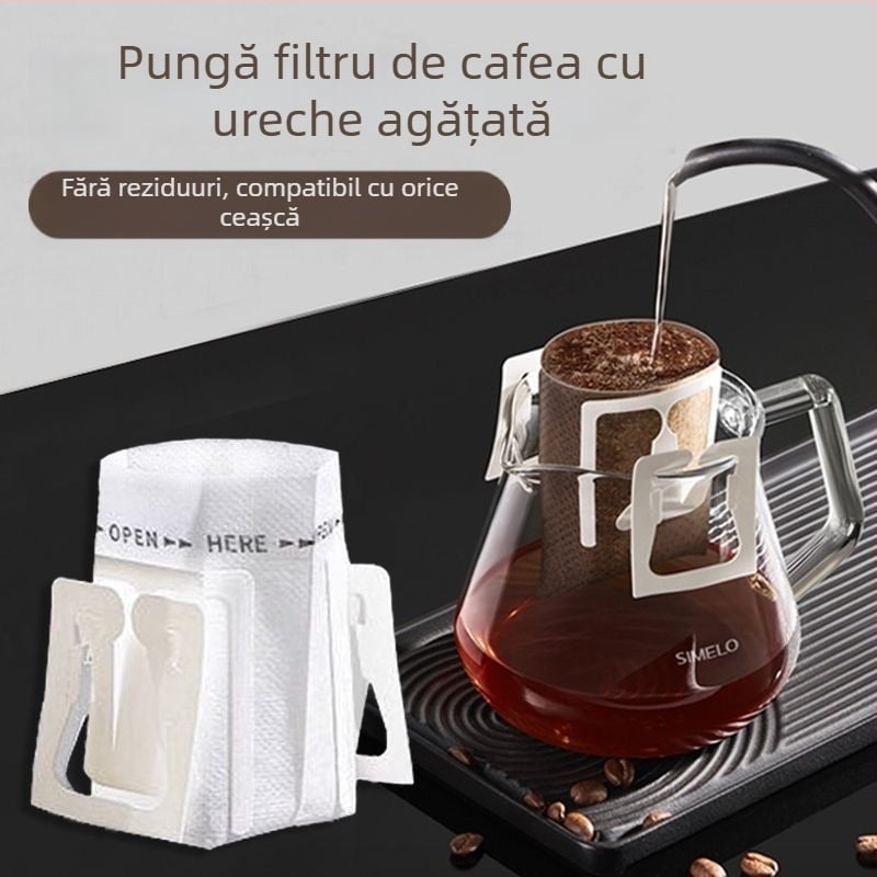 Filtre de cafea din material nețesut, importate, pentru preparare manuală