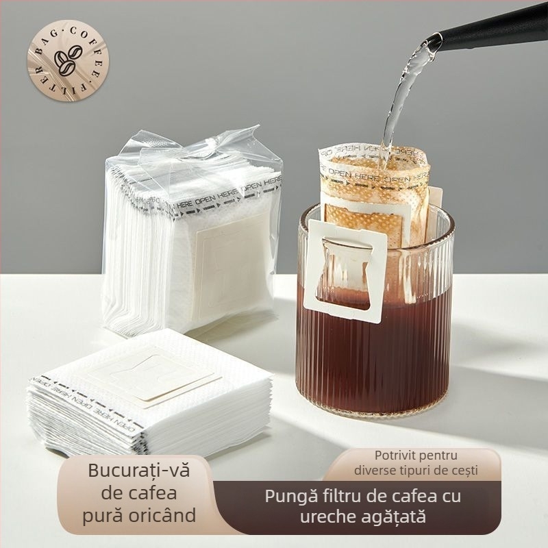 Filtre de cafea din material nețesut, importate, pentru preparare manuală