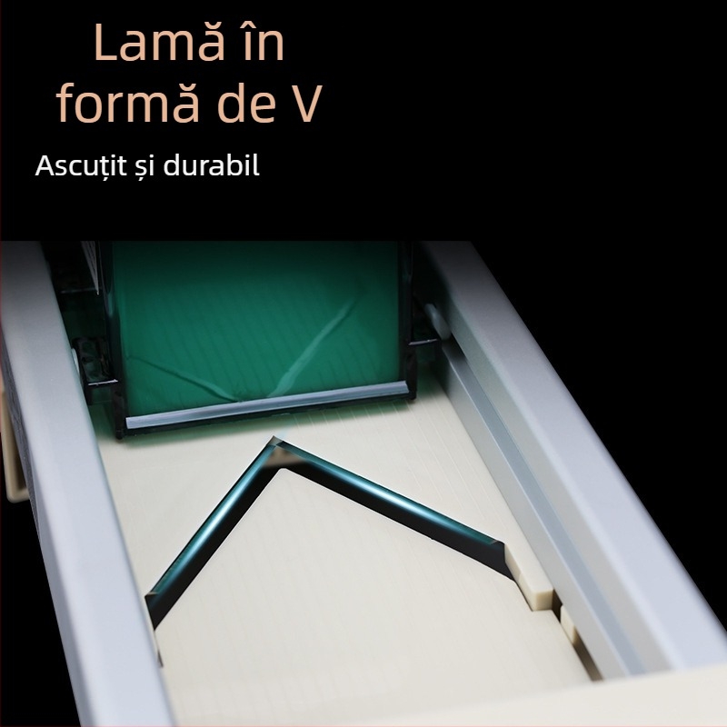 Feliator manual multifuncțional pentru fructe și legume, feliator de lămâi, oțel inoxidabil