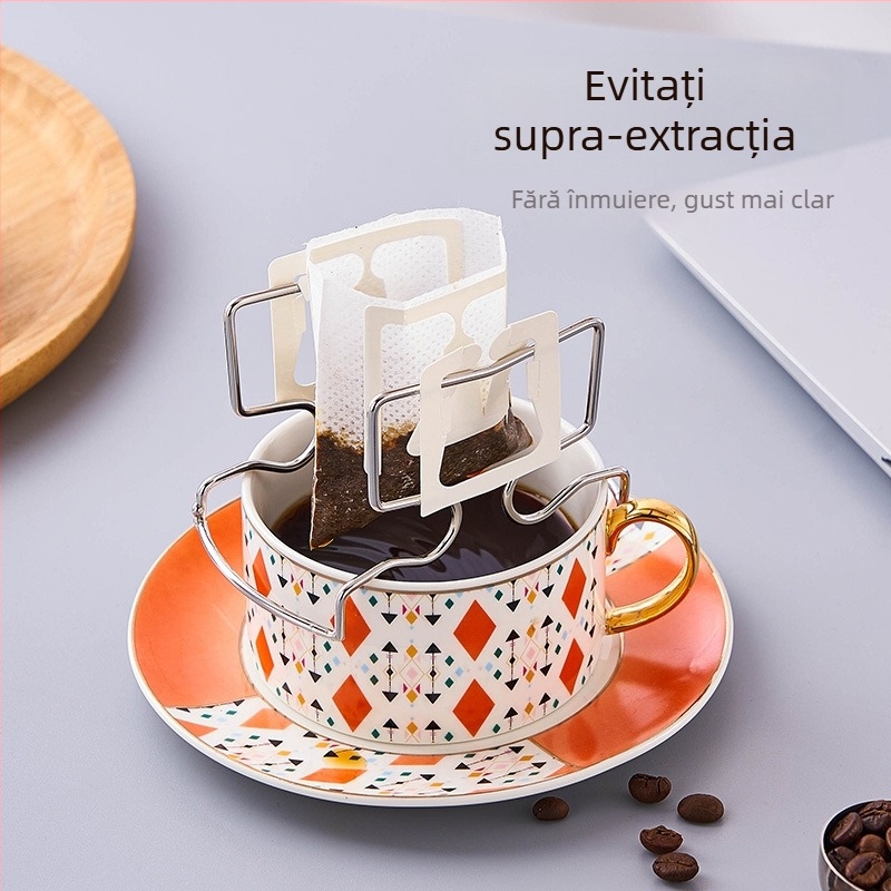 Suport pentru cafea la filtru, stil Japonez, portabil, din oțel inoxidabil