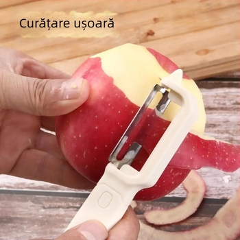 Răzătoare multifuncțională două în unu pentru fructe și legume, cuțit de bucătărie pentru fructe, curățător de cartofi, cuțit de curățare a legumelor