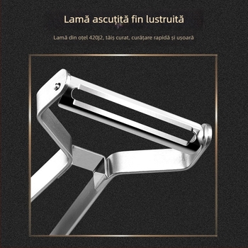 Curățător și decojitor din oțel inox pentru cartofi, pepeni și fructe — instrument de bucătărie multifuncțional