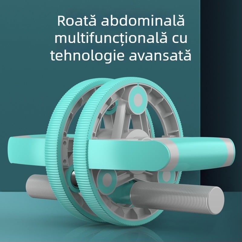 Rola abdominală multifuncțională cu două role, aparat portabil de exerciții pentru acasă