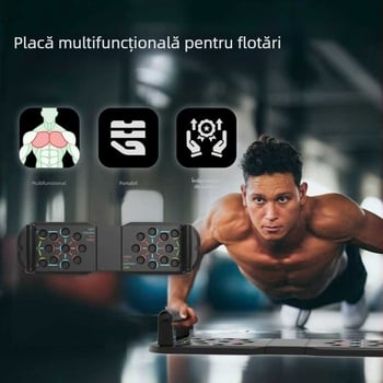 Suport pliabil pentru flotări – placă de fitness multifuncțională pentru antrenament abdominal în interior