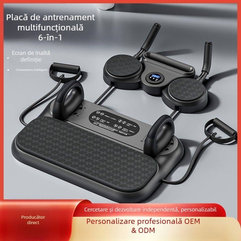 Roata pentru abdomene – multifuncțională, cu revenire automată, pentru antrenament acasă