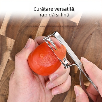 Curățător de legume și cartofi din oțel inoxidabil – ustensilă de bucătărie pentru uz casnic