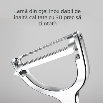 Konbach Curăţător multifuncțional din oțel inoxidabil pentru fructe, pepeni și cartofi