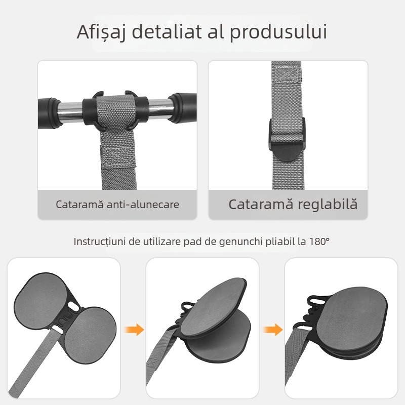 Set de roți abdominale cu două roți, silențios, antiderapant, pentru reducerea grăsimii și antrenamentul abdomenului