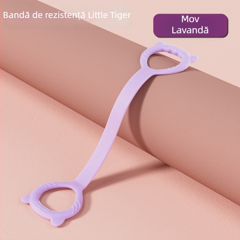 Bandă de rezistență în formă de 8 pentru deschiderea umerilor și modelarea spatelui – exerciții acasă de fitness, yoga, întindere