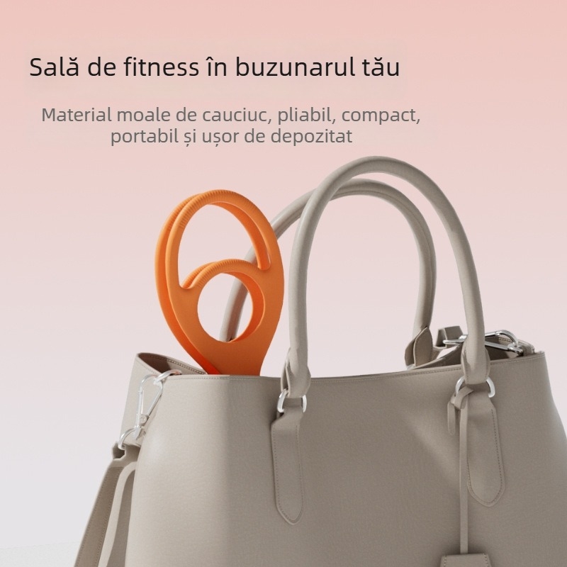 Bandă de rezistență cu trei niveluri pentru modelarea spatelui și deschiderea umerilor – curea elastică de yoga pentru acasă