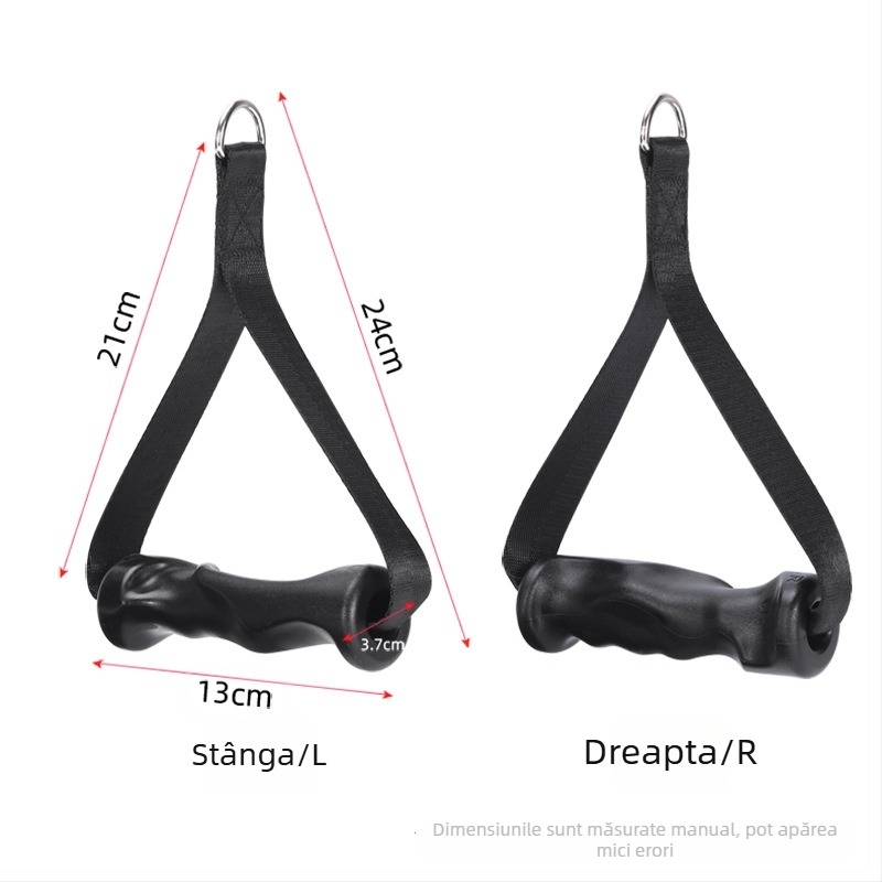 Set de mânere pentru bară de tracțiune cu coardă de rezistență – Accesorii fitness (pereche)