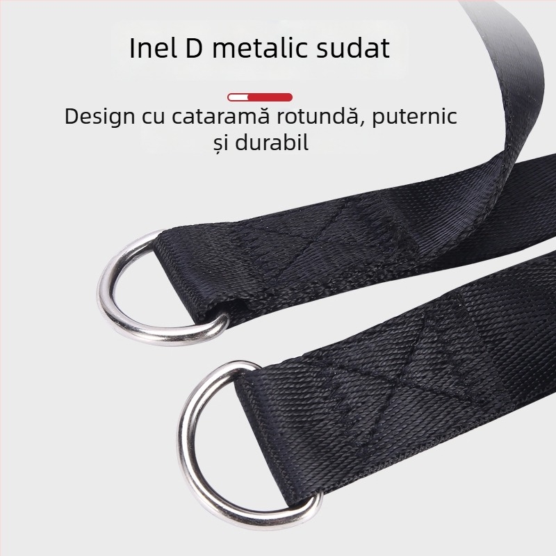 Set de mânere pentru bară de tracțiune cu coardă de rezistență – Accesorii fitness (pereche)