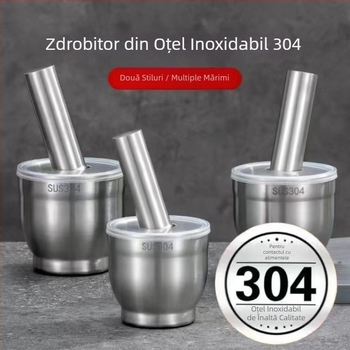 Zdrobitor de usturoi din oțel inoxidabil 304, presă manuală pentru uz casnic