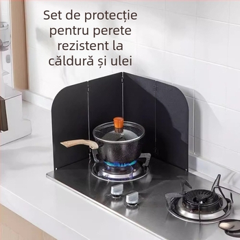 Protecție pliabilă pentru ulei pentru aragaz, panou izolator termic, ecran de grăsime ușor de curățat