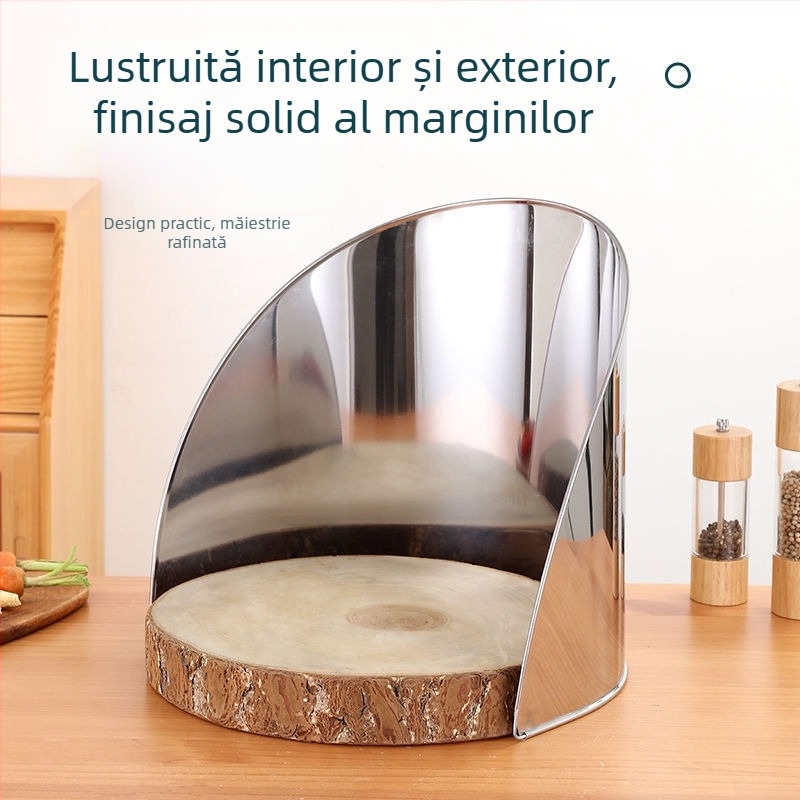 Carcasă din oțel inoxidabil pentru tocător de bucătărie, protecție împotriva stropilor, pregătire versatilă pentru legume și carne