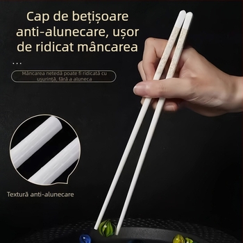 Bețișoare ceramice, stil modern minimalist, culoare solidă, de calitate alimentară, rezistente la mucegai, umiditate și temperaturi înalte, pentru uz casnic