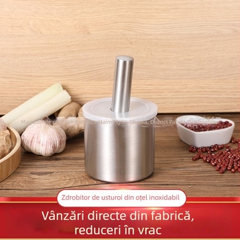 Zdrobitor de usturoi din oțel inoxidabil 304 — ustensilă de bucătărie