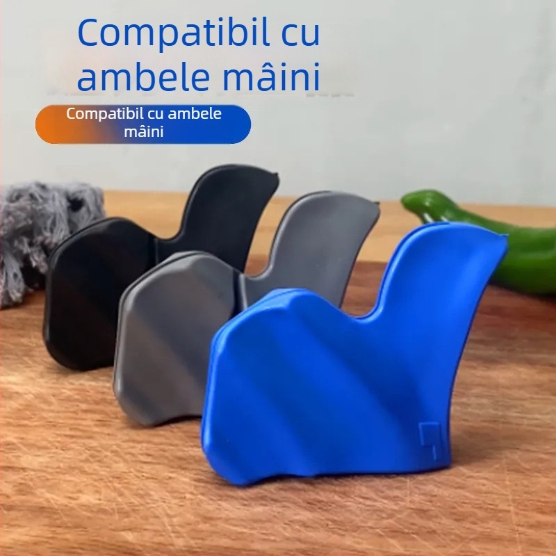 Protecție pentru partea din spate a cuțitului de bucătărie, silicon alimentar, anti-uzură, protecție multifuncțională pentru tăierea legumelor